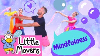 Soapy Scarf Dance Fun And Easy Brain Break Activity Kids Dance Along  Little Movers [upl. by Sorcim142]