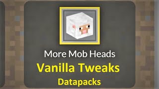 Installing Minecraft Vanilla Tweaks Datapacks [upl. by Siol]