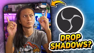 How To Make DROP SHADOWS in OBS Plus Rounded Corners [upl. by Ellenhoj877]