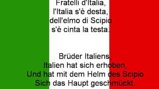 Nationalhymne Italiens text [upl. by Ailegnave]