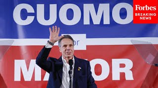 JUST IN Former NY Governor Andrew Cuomo Holds Campaign Event After Announcing NYC Mayor Bid [upl. by Harias48]