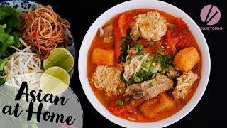 The BEST Bun Rieu Vietnamese Crab Noodle Soup wSpecial Guest [upl. by Leeland]