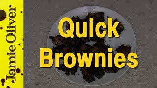 Jamie Olivers SuperQuick Brownies  EAT IT [upl. by Adama]