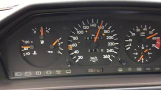 MercedesBenz W124 E500 94 Acceleration 0260 KMH [upl. by Nicko]