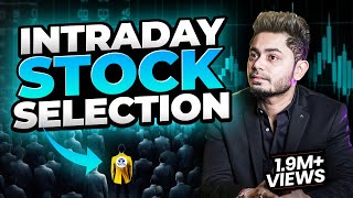 How to select Stocks for Intraday Trading  Trading Secrets  Anish Singh Thakur  Booming Bulls [upl. by Ennelram731]